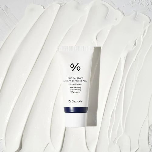 Солнцезащитный осветляющий крем с пробиотиками Dr.Ceuracle Pro Balance Biotics Clear Up Sun SPF 50+ PA++++ 50 ml