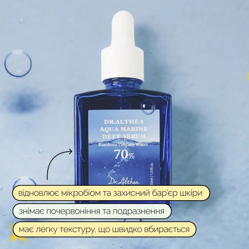 Зволожувальна сироватка з гіалуроновою кислотою Dr. Althea - Aqua Marine Deep Serum 30ml