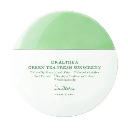 Сонцезахисний крем для обличчя Dr.Althea Pro Lab Green Tea Fresh Sunscreen з екстрактом зеленого чаю, 45 мл