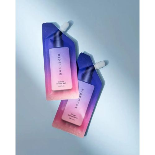Ночная крем-маска для лица HIDEHERE Collagen Sleeping Mask с коллагеном, 25 мл
