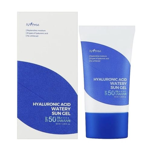 Увлажняющий солнцезащитный гель для лица IsNtree Hyaluronic Acid Watery Sun Gel SPF 50+ PA++++, 50 мл