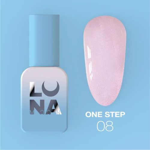 Однофазний гель лак для педикюру One step №8 8мл