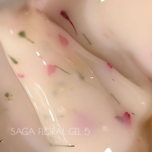 SAGA гель для нігтів квітковий professional Liquid Floral gel 05, 15 мл