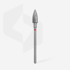 Быстрый просмотр Фреза твердосплавная пламя красное Staleks EXPERT диаметр 5 мм / рабочая часть 13,5 мм