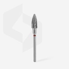 Быстрый просмотр Фреза твердосплавная шишка красная Staleks EXPERT диаметр 6 мм / рабочая часть 14 мм