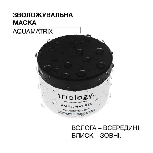 Зволожувальна маска для всіх типів волосся Aquamatrix triology 330 мл