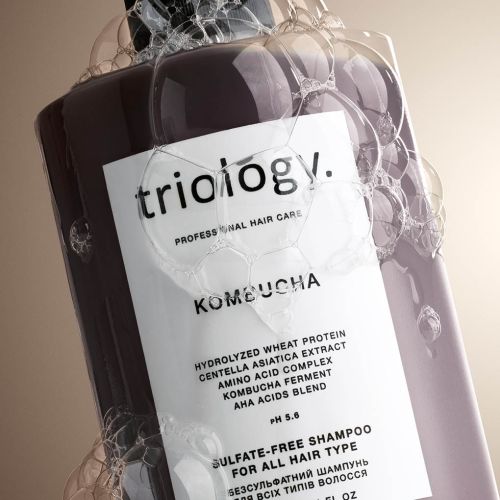 Безсульфатний шампунь для  волосся з комбучею Kombucha Triology. 500мл