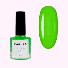 VAKULA Лак для стемпінгу №25 салатний 8мл
