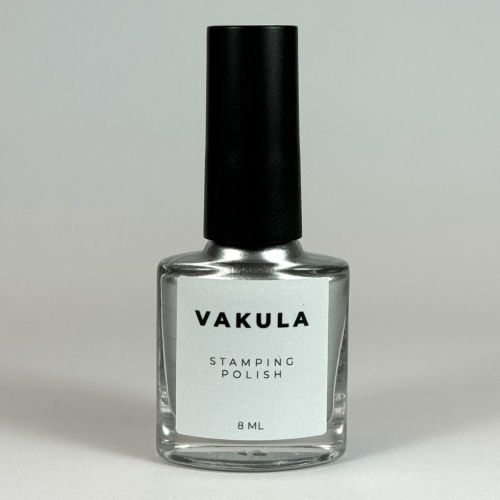 VAKULA Лак для стемпинга №03 серебряный 8мл