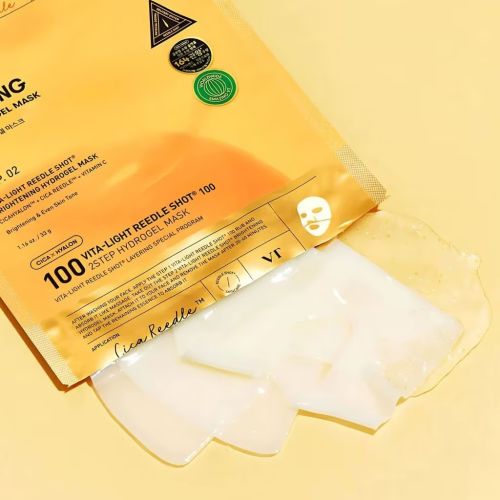 Двоетапна гідрогелева маска для обличчя VT Cosmetics Vita-Light Reedle Shot 100 2Step Mask, 1 шт