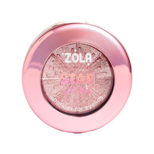 ZOLA Блискітки для повік STAR SHINE SPARKLE Silver Pink