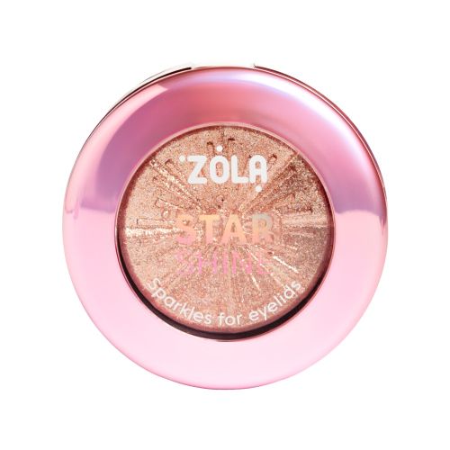 ZOLA Блискітки для повік STAR SHINE SPARKLE Rose Gold