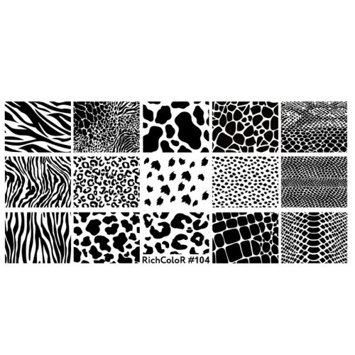 Пластина для стемпінгу RichColor №104