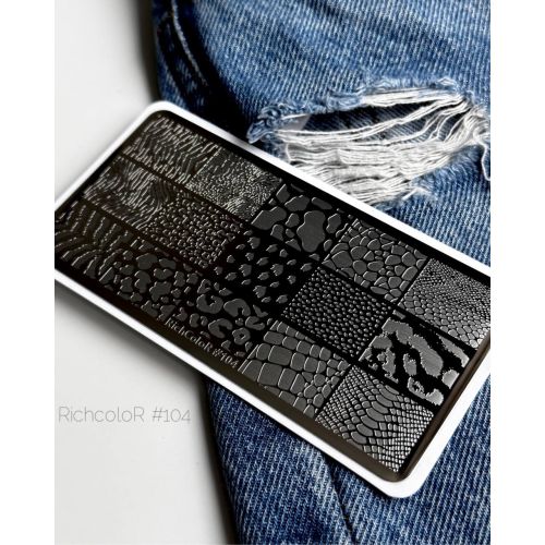 Пластина для стемпинга RichColor №104