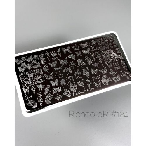 Пластина для стемпінгу RichColor №124