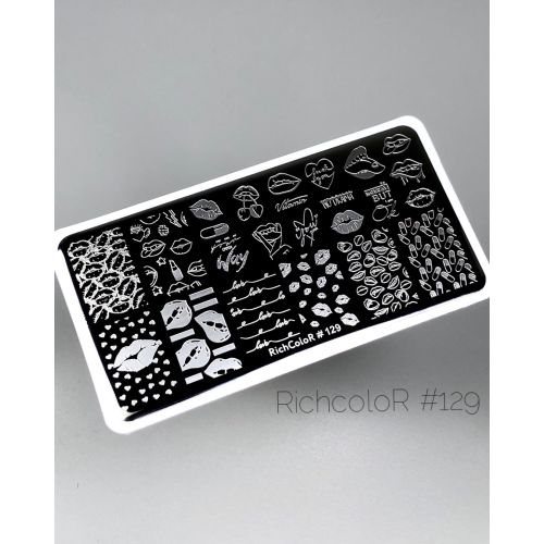 Пластина для стемпінгу RichColor №129