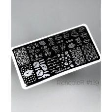 Płytka do stempli RichColor № 129