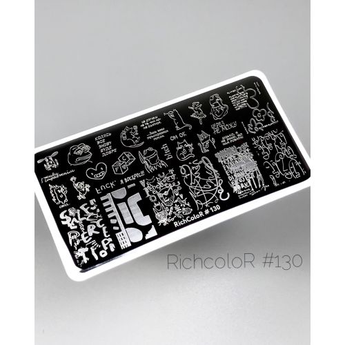 Пластина для стемпінгу RichColor №130