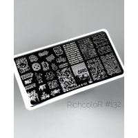 Пластина для стемпинга RichColor № 132
