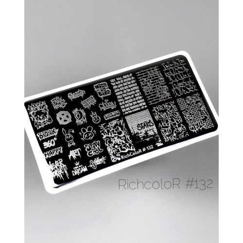 Пластина для стемпінгу RichColor № 132