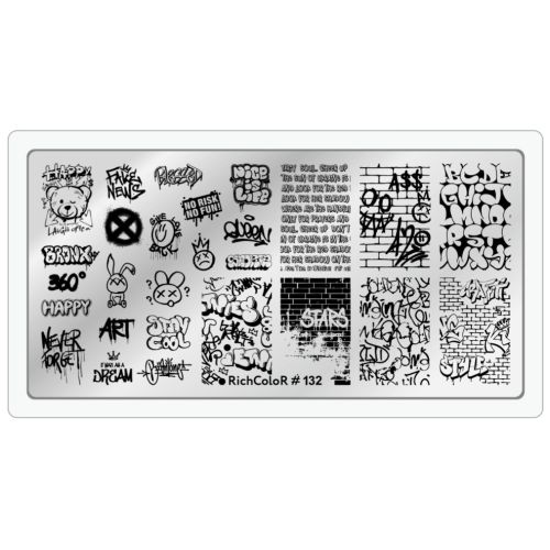 Пластина для стемпінгу RichColor № 132