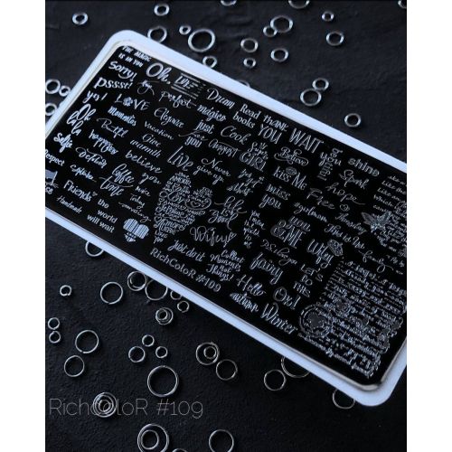 Пластина для стемпінгу RichColor №109