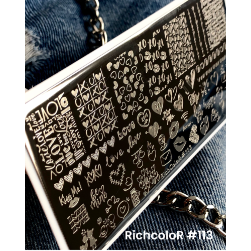 Пластина для стемпінгу RichColor №113