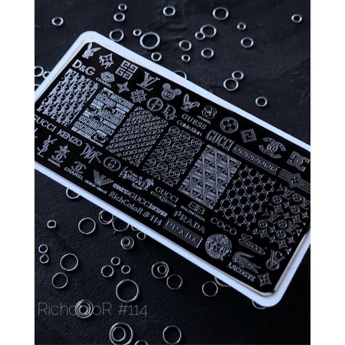 Пластина для стемпінгу RichColor №114