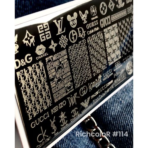 Пластина для стемпинга RichColor №114