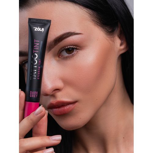 ZOLA Фарба для брів та вій TATTOO TINT Dark Grey