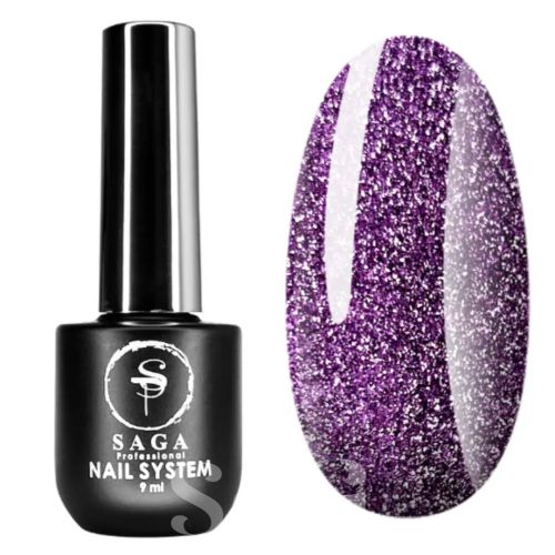 Гель-лак світловідбивний Saga Fiery №09, 8мл