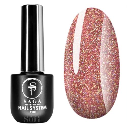 Гель-лак світловідбивний Saga Fiery №14, 8мл