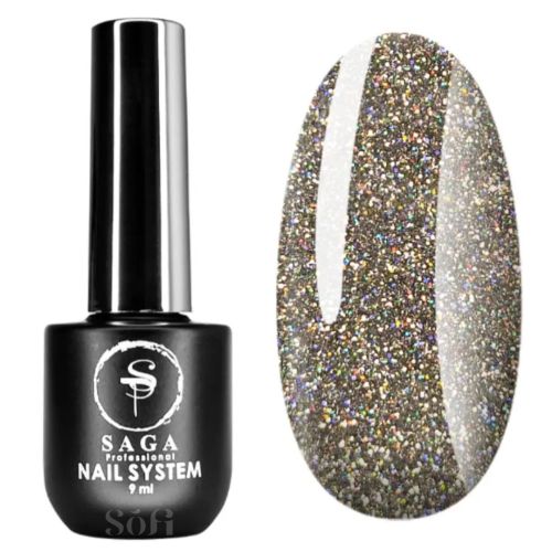 Гель-лак світловідбивний Saga Fiery №15, 8мл