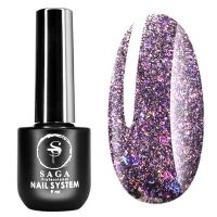 Гель-лак світловідбивний Saga Fiery №17, 8мл
