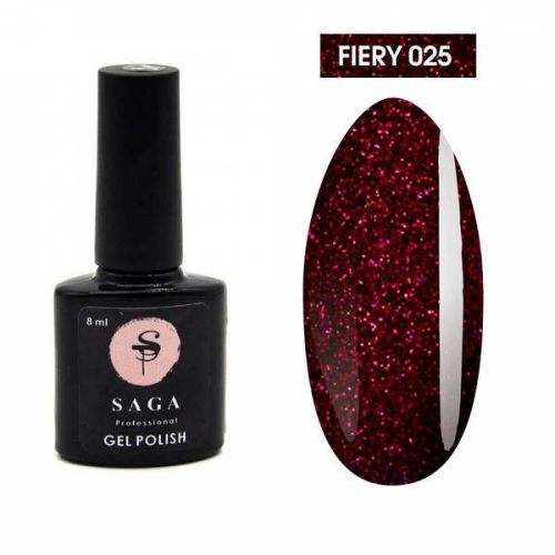 Гель-лак світловідбивний Saga Fiery №25, 8мл