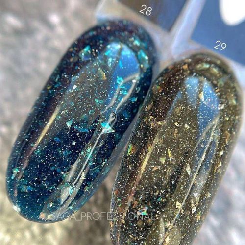 Гель-лак світловідбивний Saga Fiery №29, 8мл