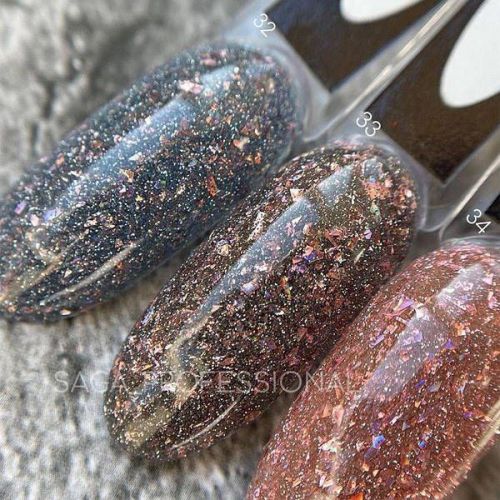 Гель-лак світловідбивний Saga Fiery №32, 8мл