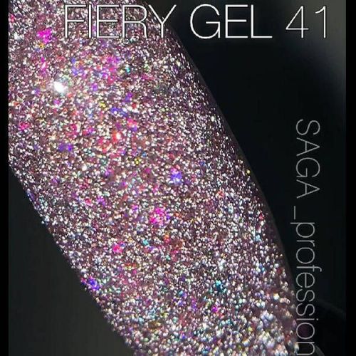 Гель-лак світловідбивний Saga Fiery №41, 8мл