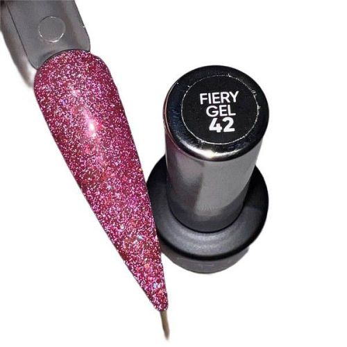 Гель-лак світловідбивний Saga Fiery №42, 8мл