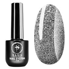 Гель-лак світловідбивний Saga Fiery №01, 8мл