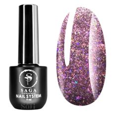 Гель-лак світловідбивний Saga Fiery №16, 8мл