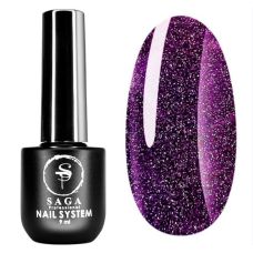 Reflective gel polish Saga Fiery №26, 8 ml