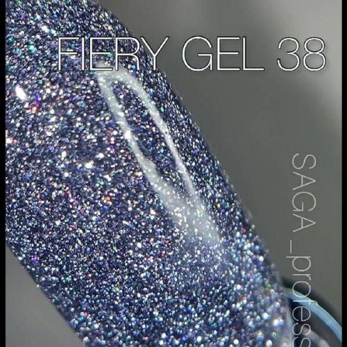 Гель-лак светоотражающий Saga Fiery №38, 8мл