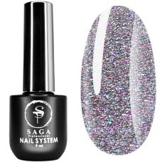 Reflective gel polish Saga Fiery №41, 8 ml