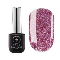 Reflective gel polish Saga Fiery №42, 8 ml