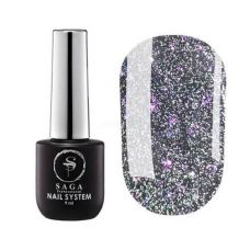 Reflective gel polish Saga Fiery №43, 8 ml