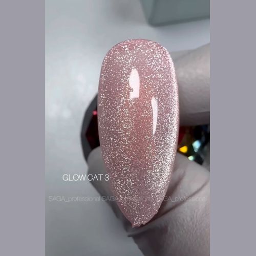 SAGA Гель лак GLOW CAT №03, 9мл
