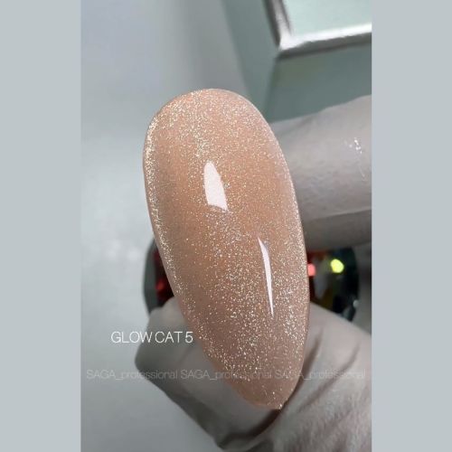 SAGA Гель лак GLOW CAT №05, 9мл