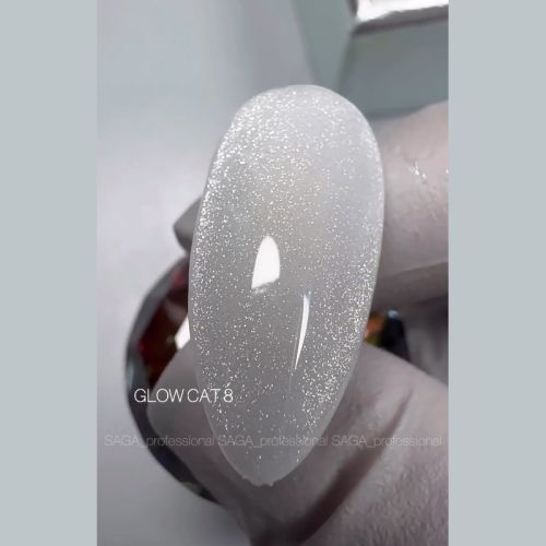 SAGA Гель лак GLOW CAT №08, 9мл