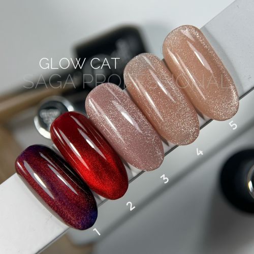 SAGA Гель лак GLOW CAT №03, 9мл